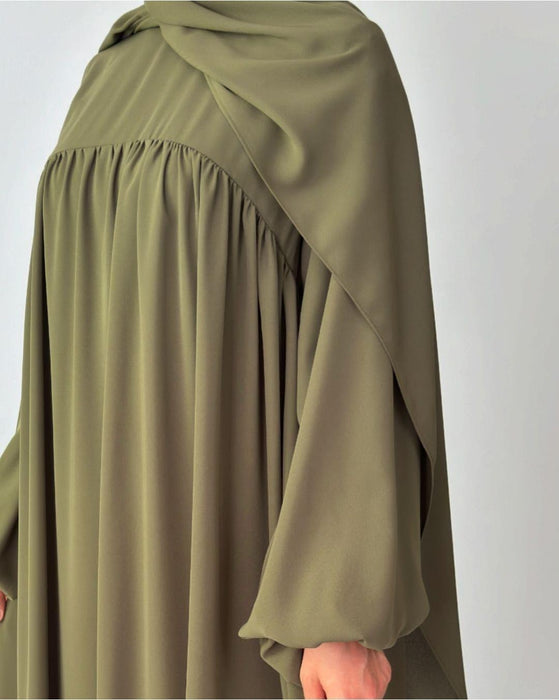 Georgette Full Abaya with Stoller